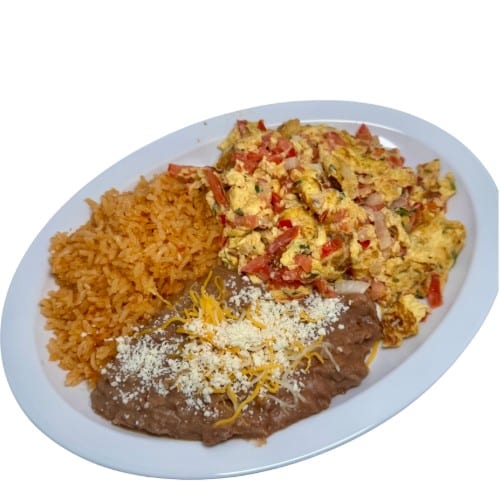 Huevos a la Mexicana Plate.