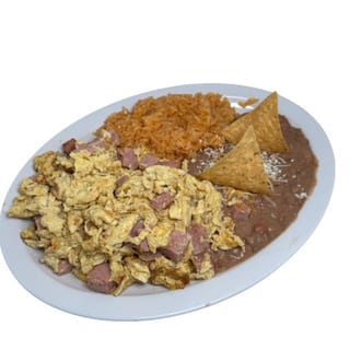 Huevos con Jamon Plate