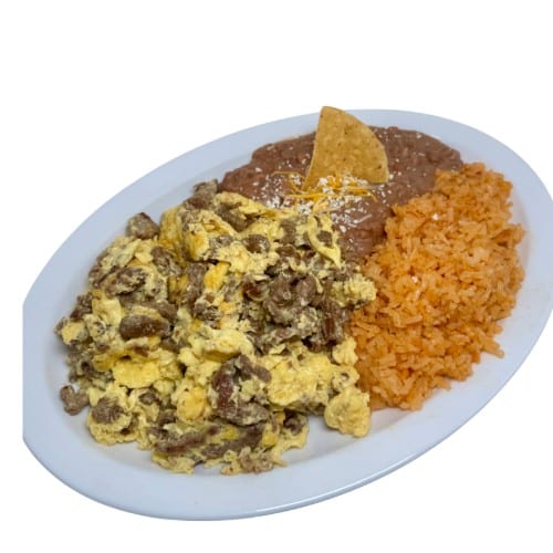 Steak & Eggs Plate.