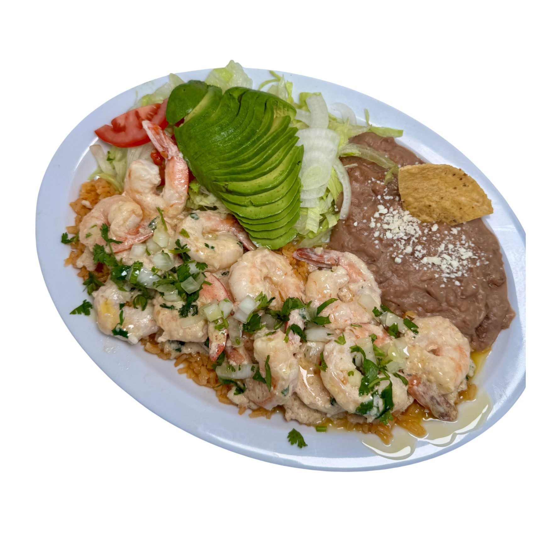 Shrimp in Garlic Sauce.