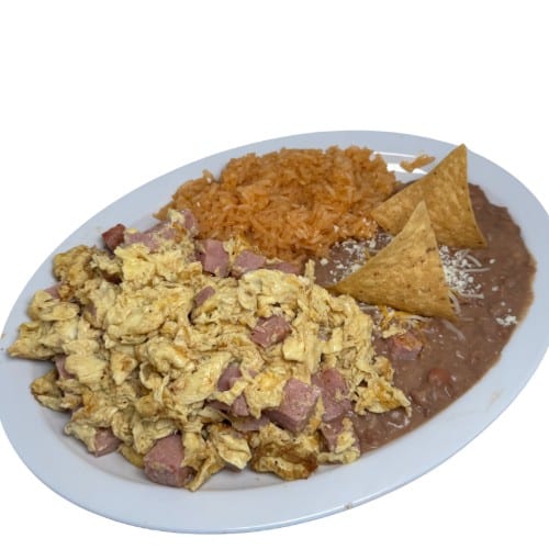 Huevos con Jamon Plate.