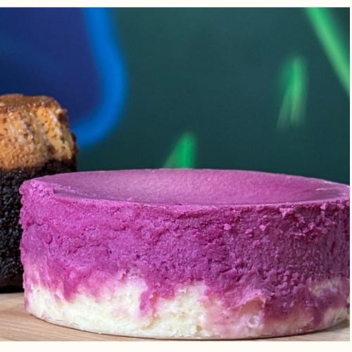 Ube Cheesecake.