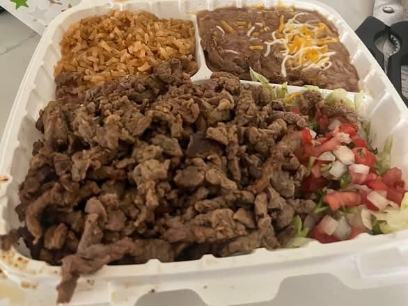 Combo#7 Carne Asada Plate.