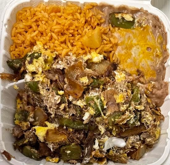 Machaca con Huevo Plate.