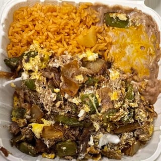 Machaca con Huevo Plate